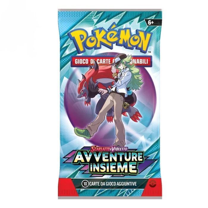 1x Scarlatto e Violetto Avventure Insieme(Busta da 10 Carte, ITA)