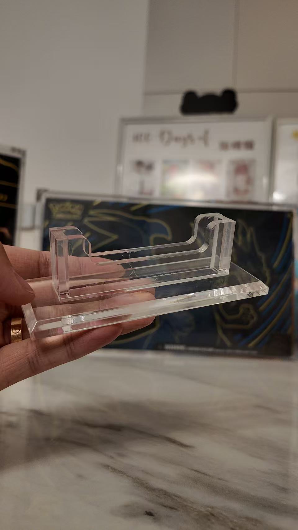 TECA IN ACRILICO PER BOX POKEMON E ONE PIECE