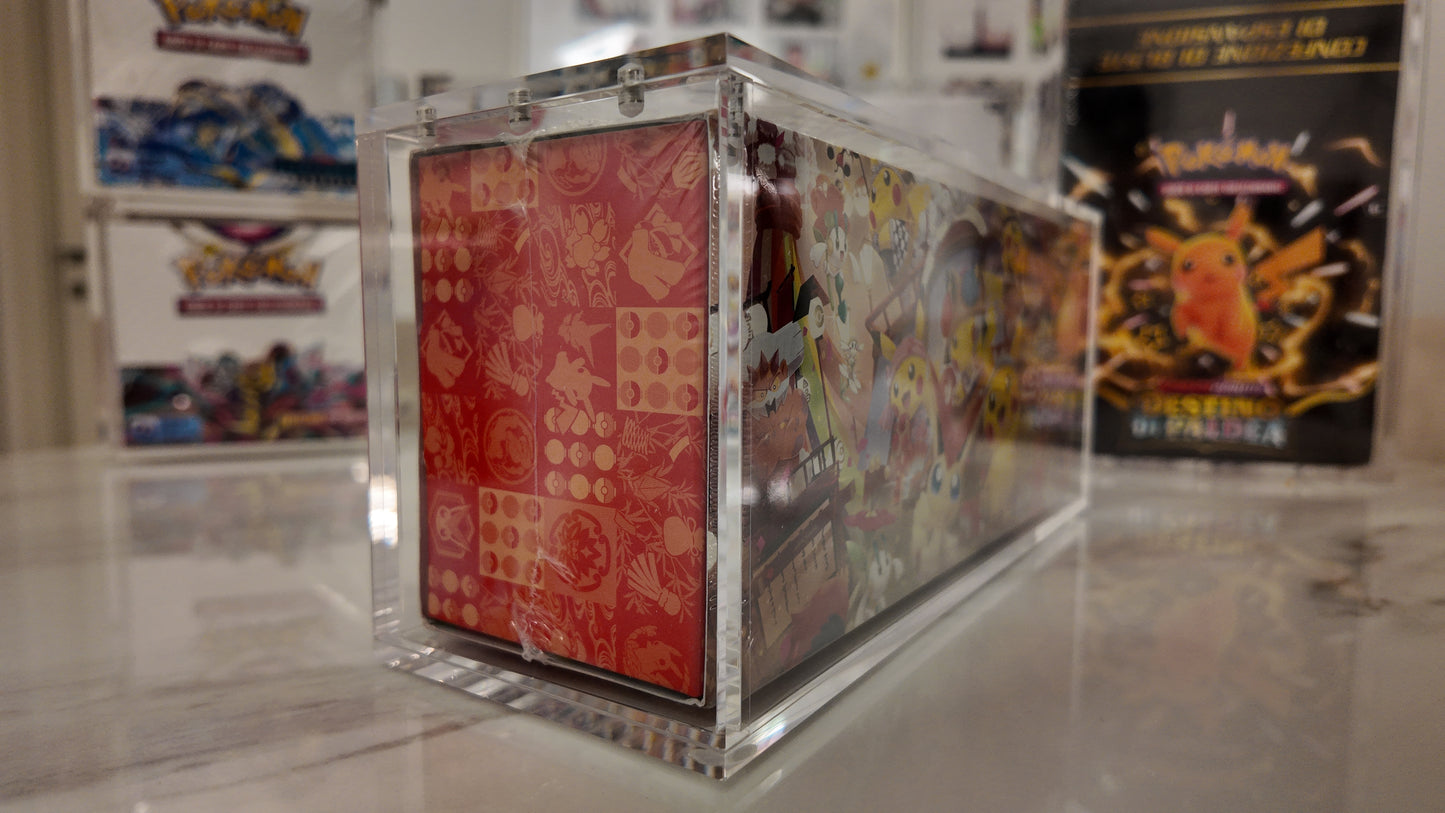 TECA IN ACRILICO PER BOX POKEMON E ONE PIECE