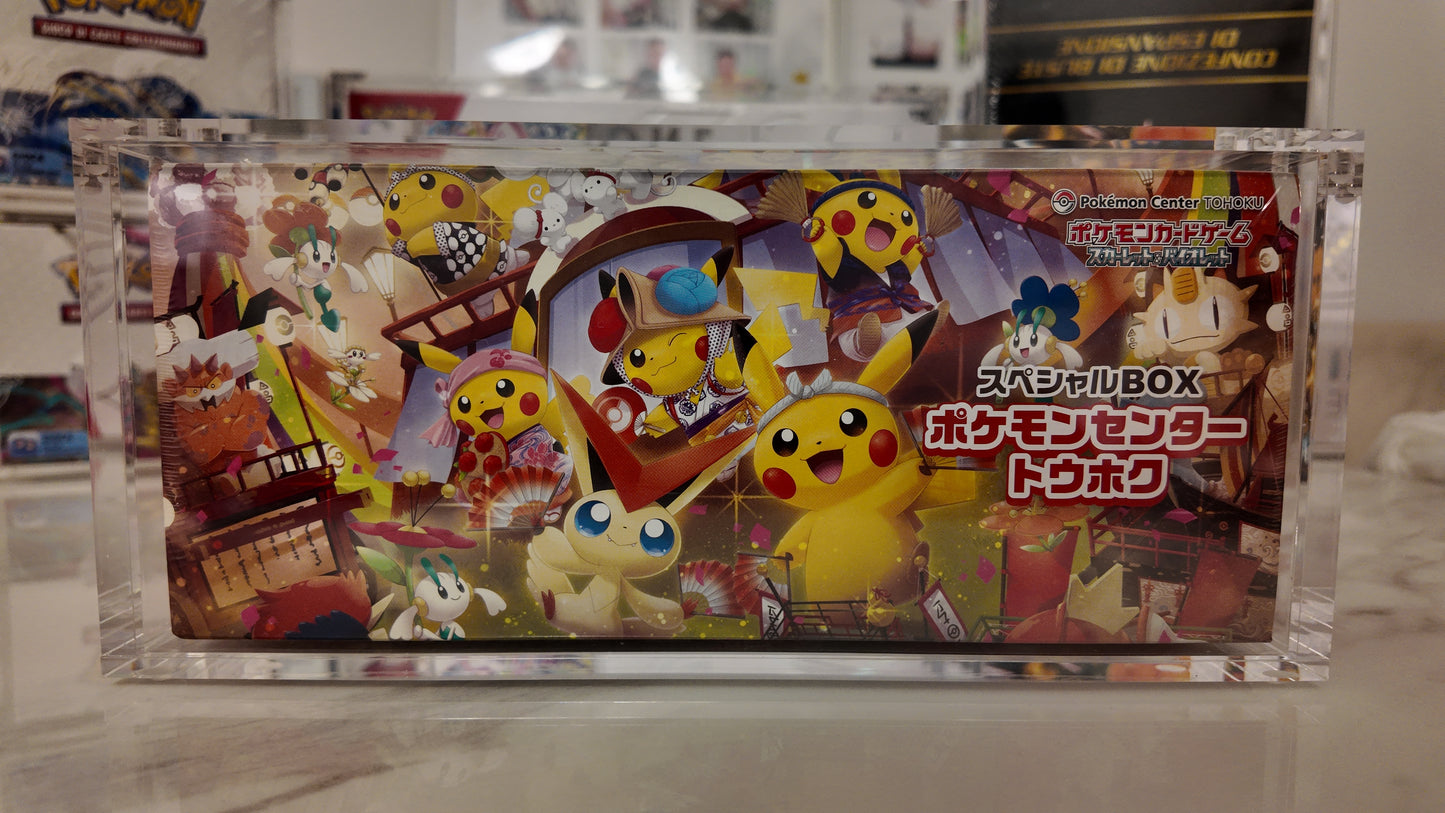 TECA IN ACRILICO PER BOX POKEMON E ONE PIECE