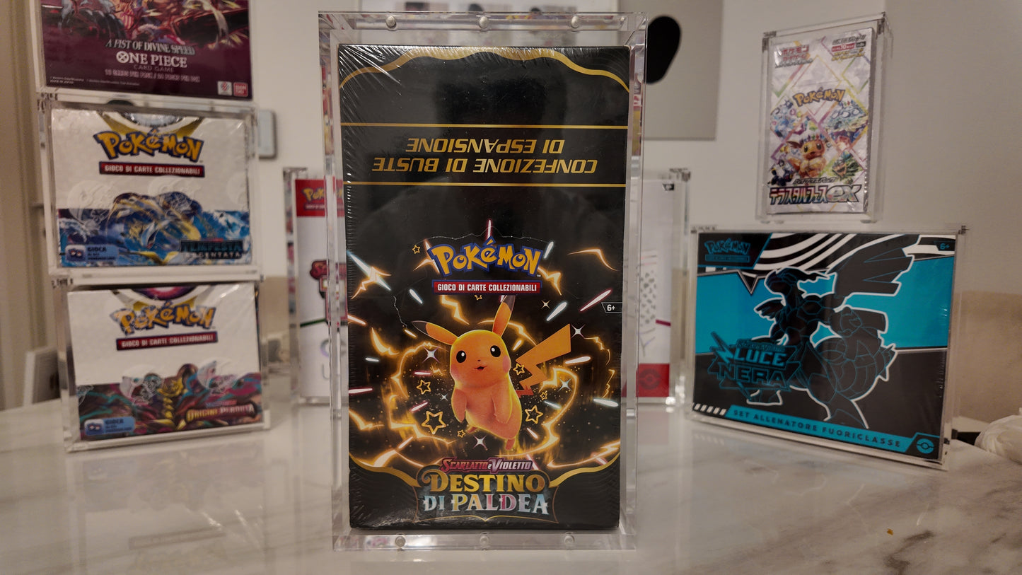 TECA IN ACRILICO PER BOX POKEMON E ONE PIECE