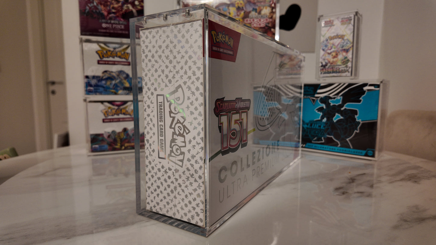TECA IN ACRILICO PER BOX POKEMON E ONE PIECE