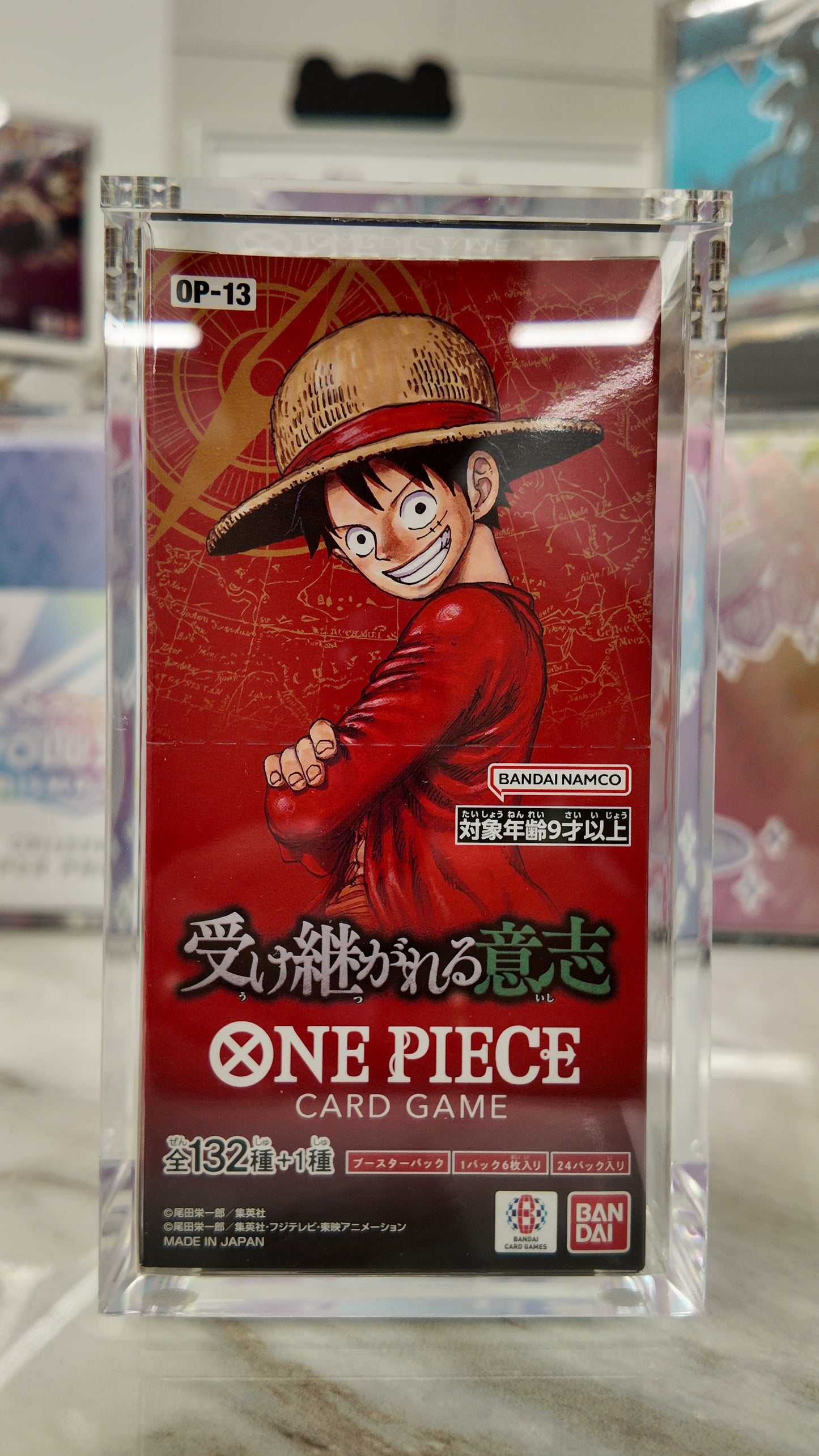 TECA IN ACRILICO PER BOX POKEMON E ONE PIECE