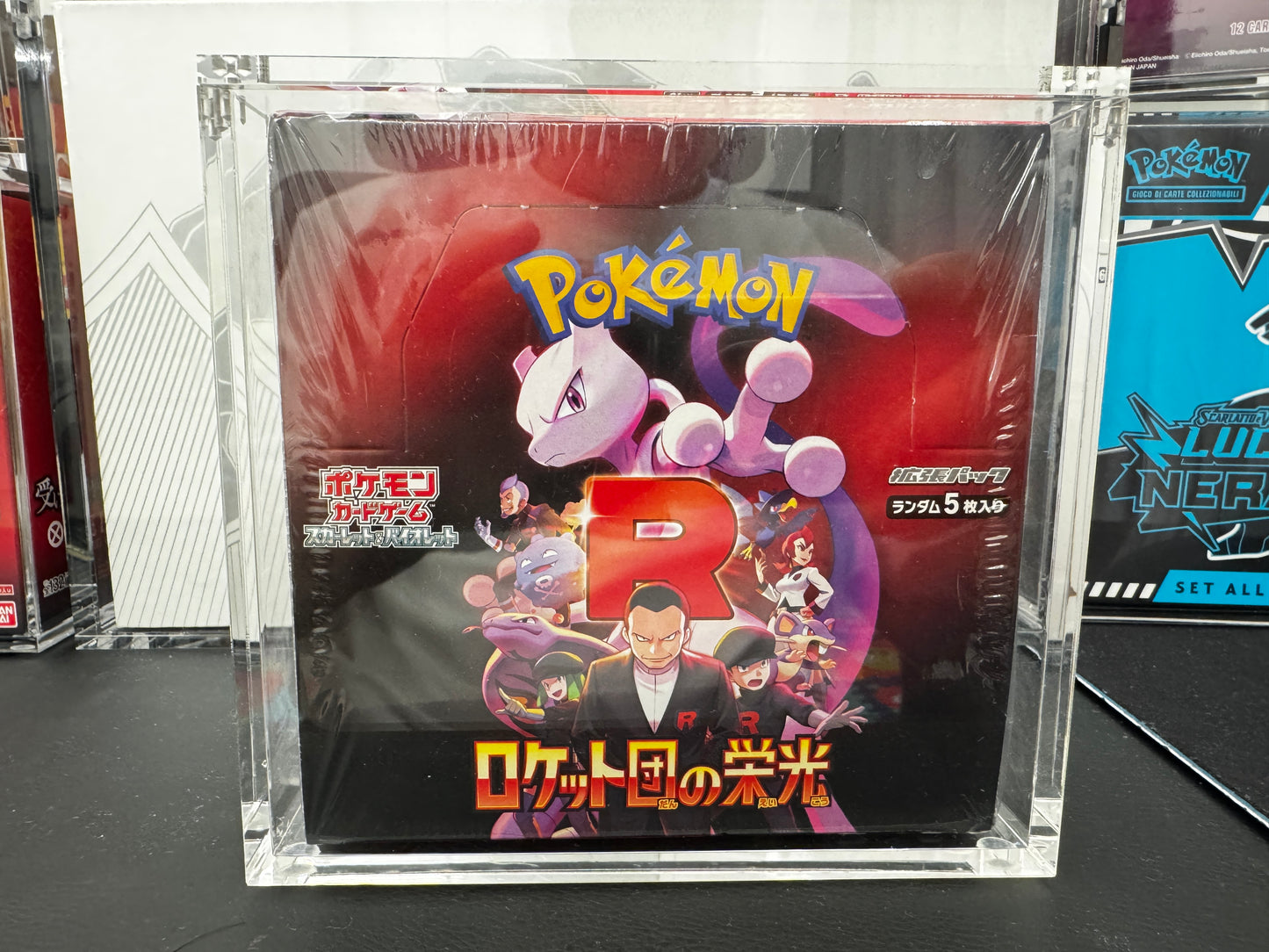 TECA IN ACRILICO PER BOX POKEMON E ONE PIECE