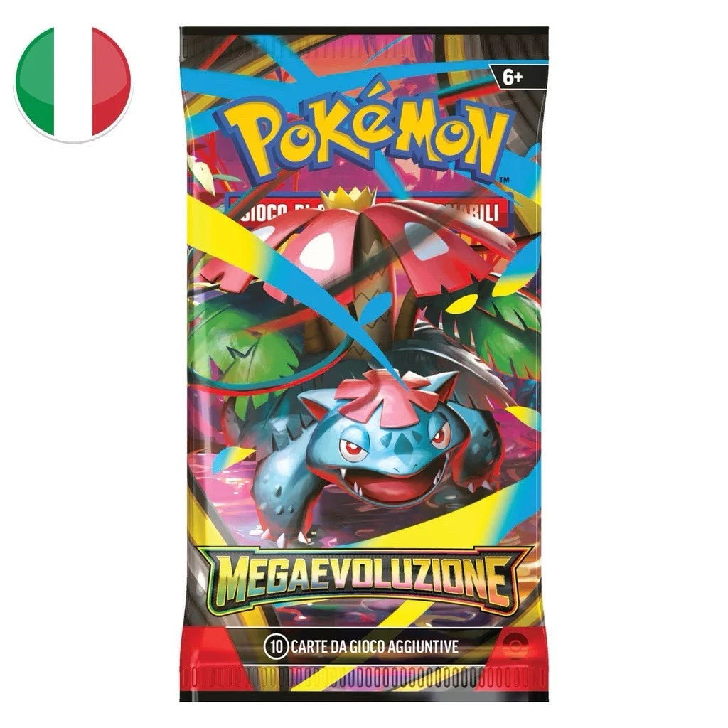 Immagine della busta 1x M1 Megaevoluzione per il Gioco di Carte Collezionabili Pokémon, contiene 10 carte.