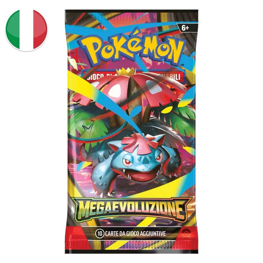 Immagine della busta 1x M1 Megaevoluzione per il Gioco di Carte Collezionabili Pokémon, contiene 10 carte.